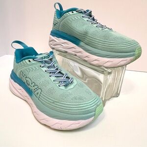 Hoka One One Women's Teal Athletic Shoes Women’s Size 6